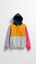 Color-Blocked Hoodie in Soft Fleece