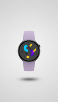 Smartwatch with Lavender Strap